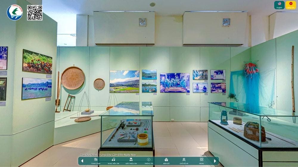 Không gian trưng bày chủ đề “Côn Đảo ngày nay” (Nguồn: Du lịch Côn Đảo 360°)